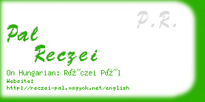 pal reczei business card